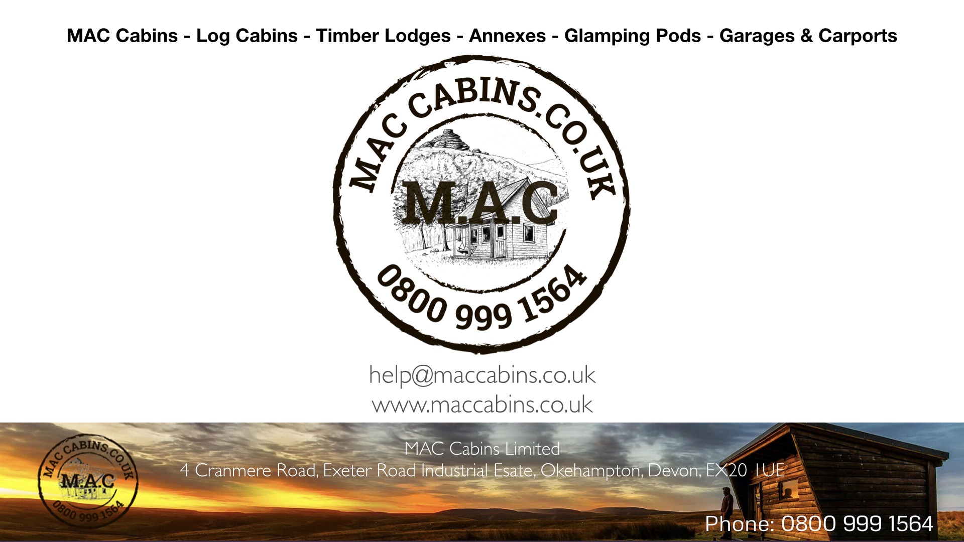 MAC Cabins Log Cabins & Timber Lodges